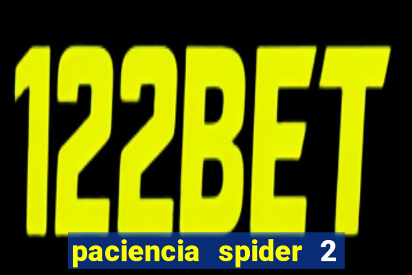 paciencia spider 2 naipes jogar